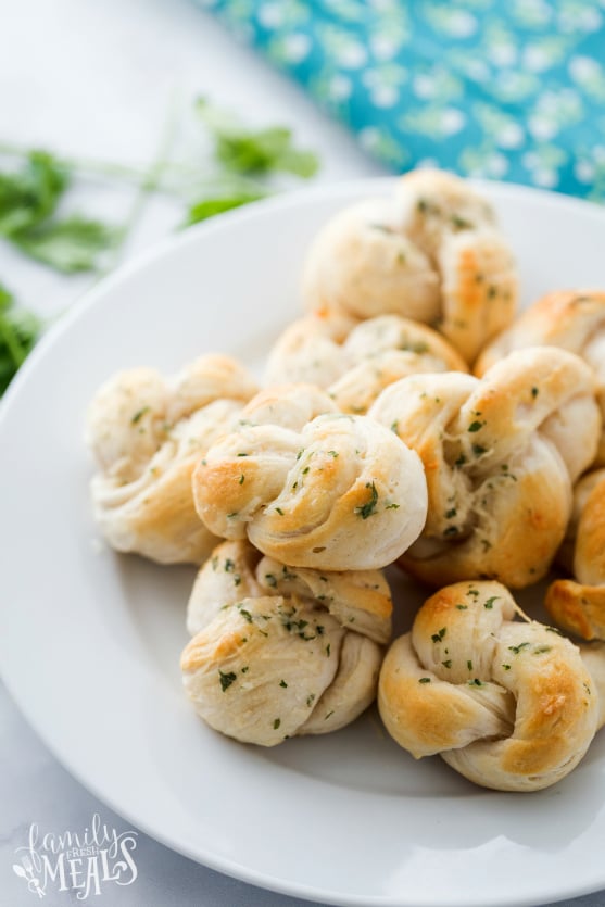 Parmesan Garlic Knots Recipe - Family Fresh Meals