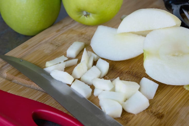 Caramel Apple Pull Apart Bread - Step 1