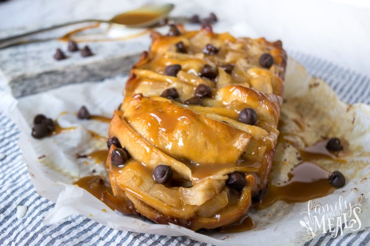 Caramel Apple Pull Apart Bread - Step 6