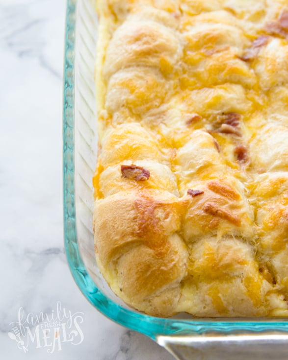 Cheesy Egg Crescent Casserole - Step 5