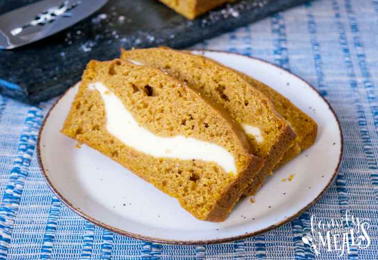 Cream Cheese Stuffed Pumpkin Bread - Step 8