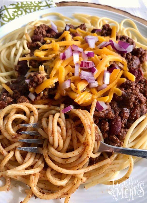 Crockpot Cincinnati Chili - Family Fresh Meals