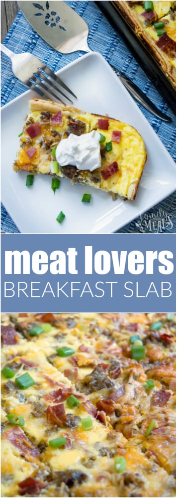 Meat Lovers Breakfast Bake Slab Recipe