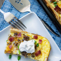 Meat Lovers Breakfast Bake Slab