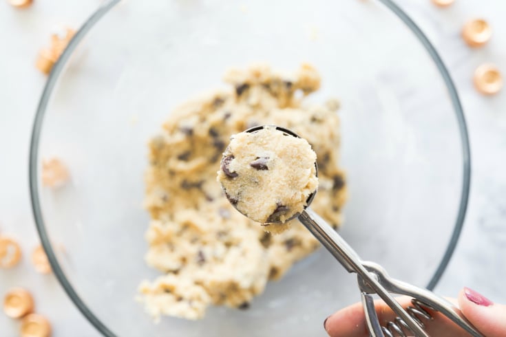 Rolo Stuffed Chocolate Chip Cookies - Step 1