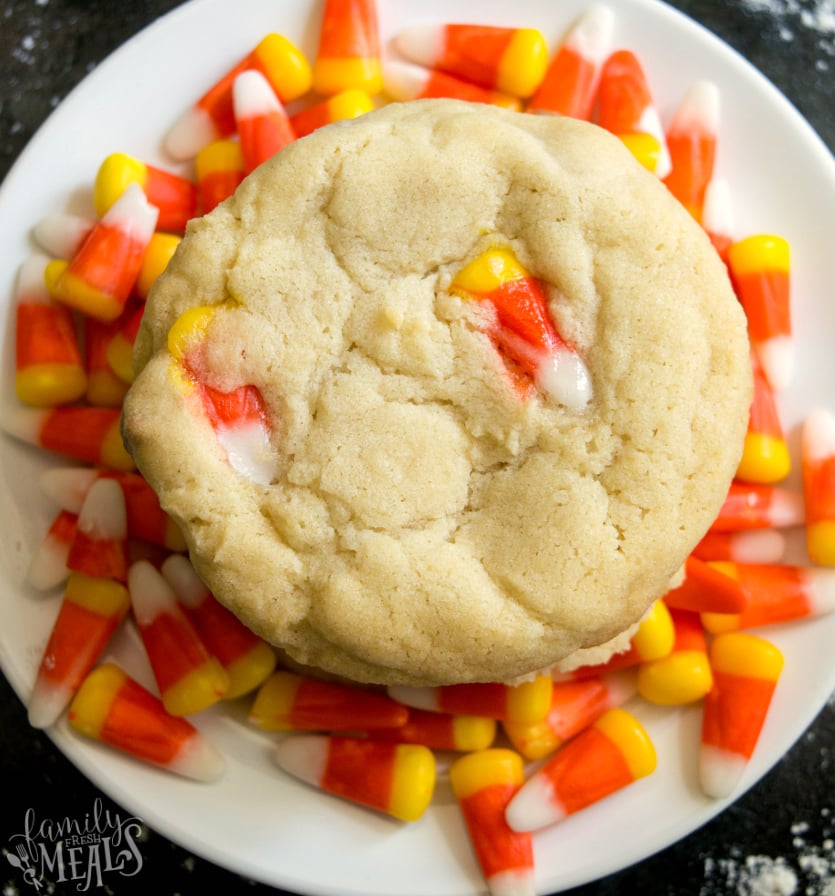 Candy Corn Sugar Cookie Recipe - Family Fresh Meals Yummy!