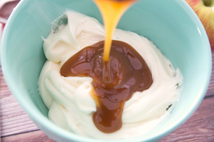 Caramel Apple Sheet Cake - Step 1