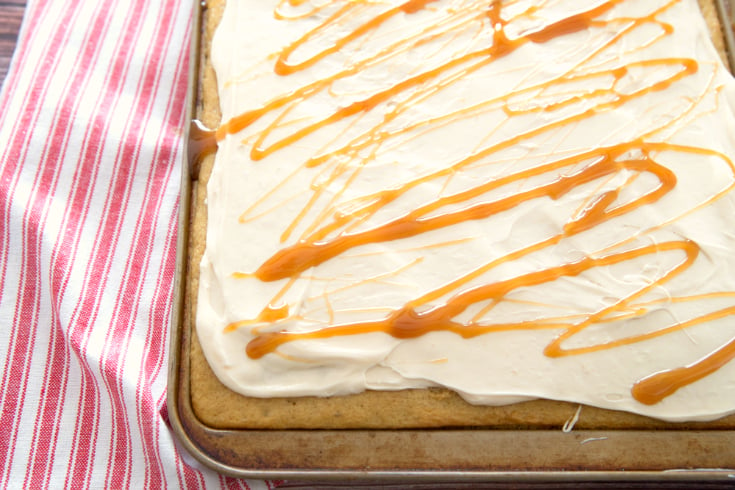 Caramel Apple Sheet Cake - Step 3