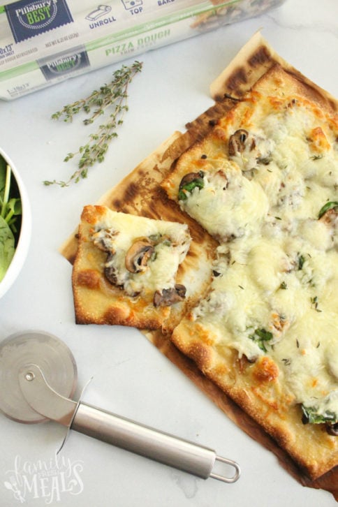 Caramelized Onion and Mushroom Pizza - Family Fresh Meals