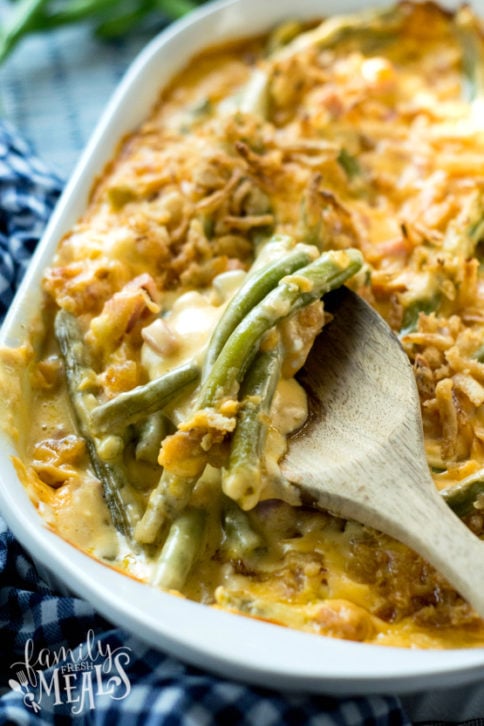 Cheesy Ham Green Bean Casserole - Step 6