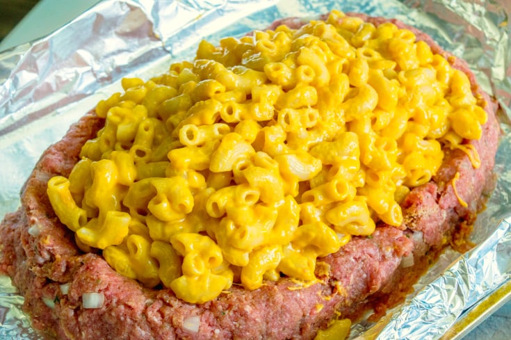 Mac and Cheese Stuffed Meatloaf - Step 5