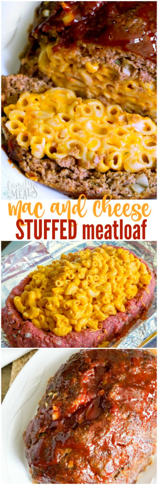 Mac and Cheese Stuffed Meatloaf - Yummy Recipe - Family Fresh Meals