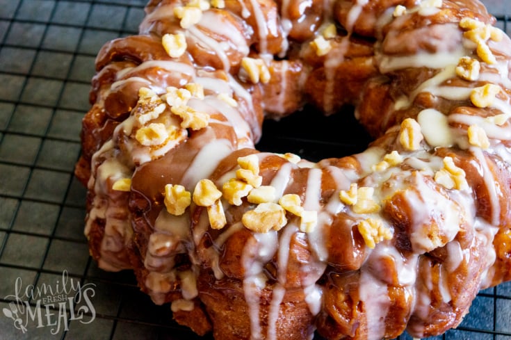 Glazed Pumpkin Spice Monkey Bread - Step 5