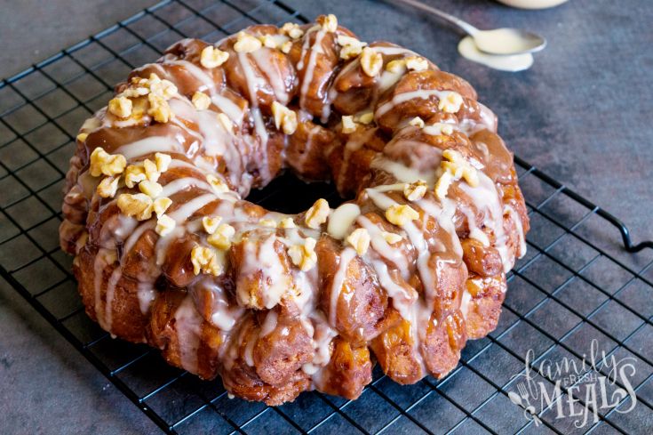 Glazed Pumpkin Spice Monkey Bread - Step 7