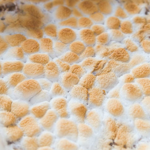 Sweet Potato Casserole with Candied Pecan Marshmallow Topping Recipe --- Family Fresh Meals