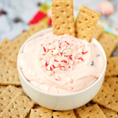 Creamy Peppermint Dip - Served with graham crackers - Family Fresh Meals