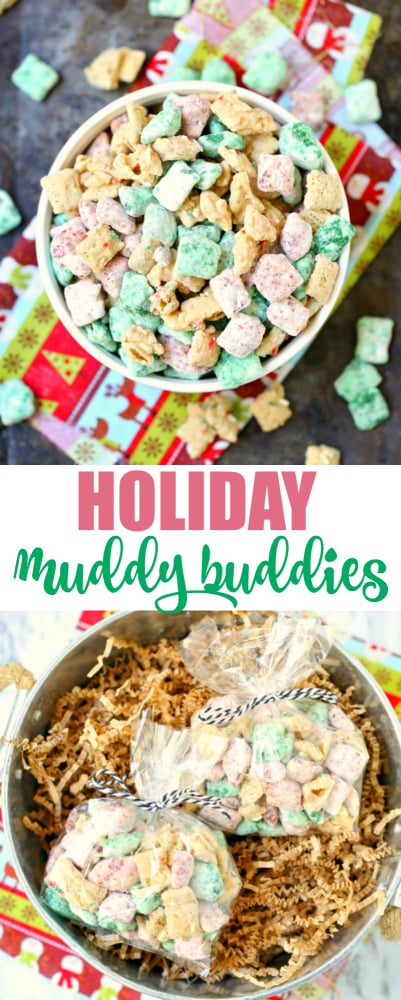 Holiday Muddy Buddies Chex Mix Recipe - Family Fresh Meals