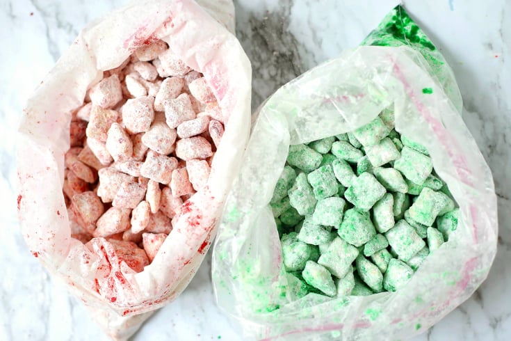 Holiday Muddy Buddies Chex Mix Recipe - Family Fresh Meals