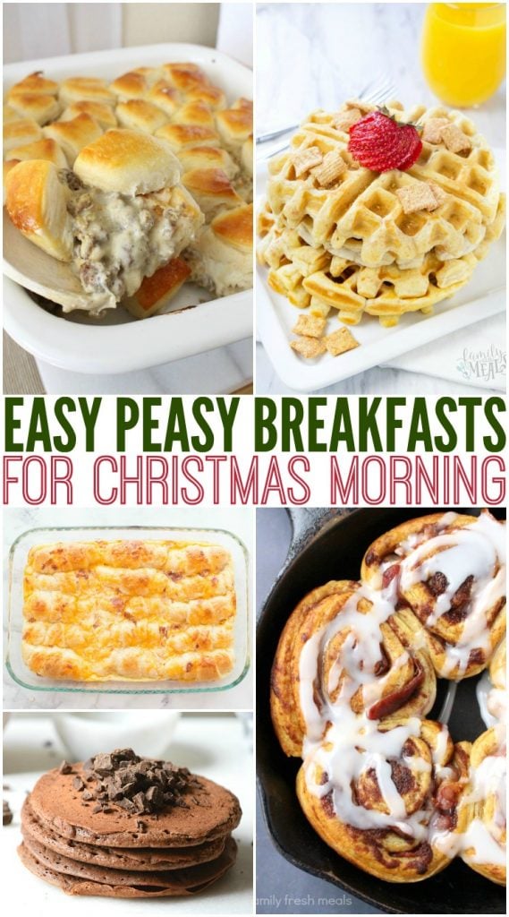 Easy Christmas Morning Breakfast Recipes - Family Fresh Meals 