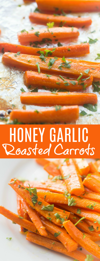 Honey Garlic Roasted Carrots - Family Fresh Meals