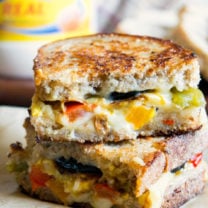 Roasted Vegetable Grilled Cheese
