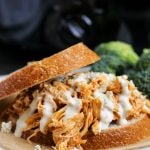 Crockpot Buffalo Chicken Sandwiches - Family Fresh Meals