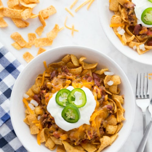 Crockpot Frito Pie Recipe - Family Fresh Meals