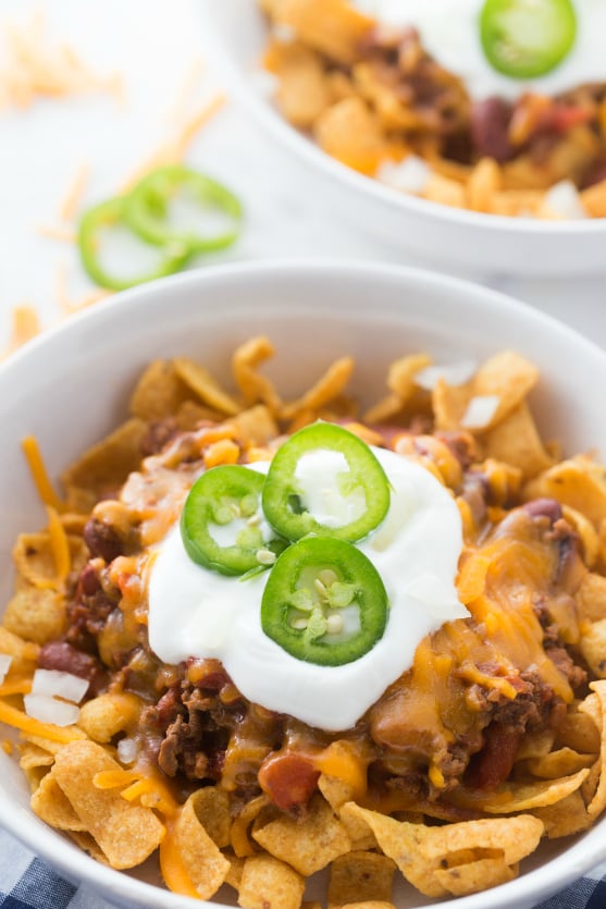 Crockpot Frito Pie - family favorite recipe