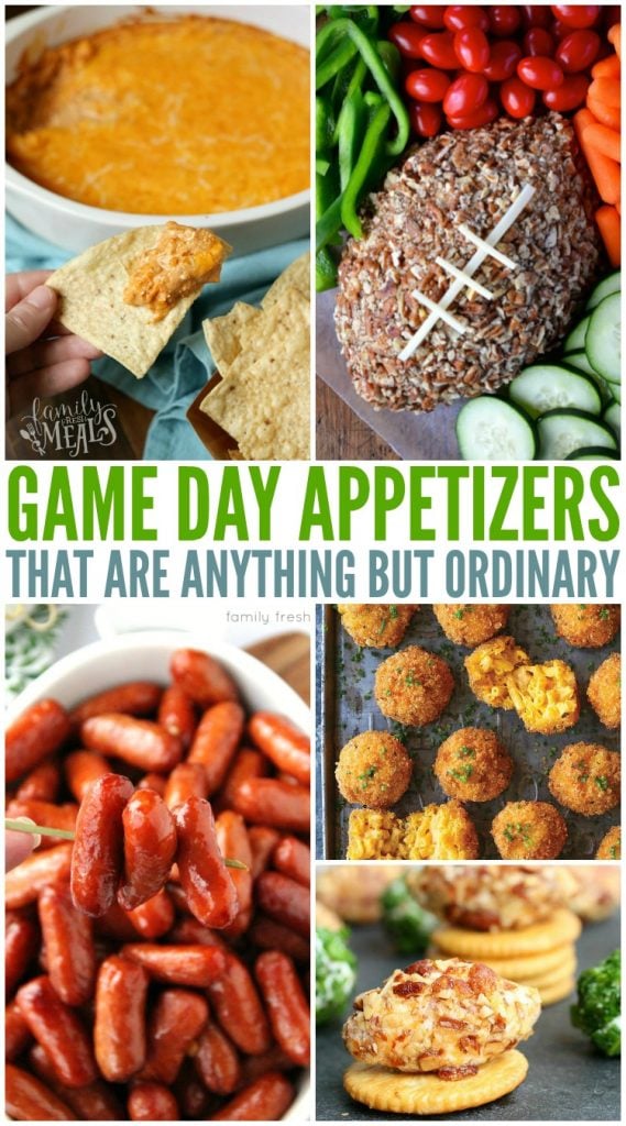 The Best Game Day Appetizers - Family Fresh Meals 