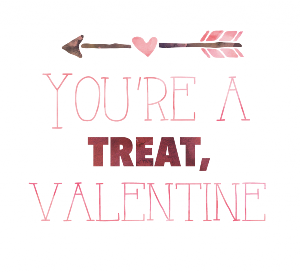 Valentine's Snack Mix Free Printables - You're a treat valentine
