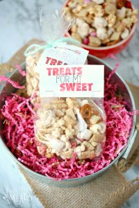 Valentine's Day Snack Mix with Free Printables - Family Fresh Meals