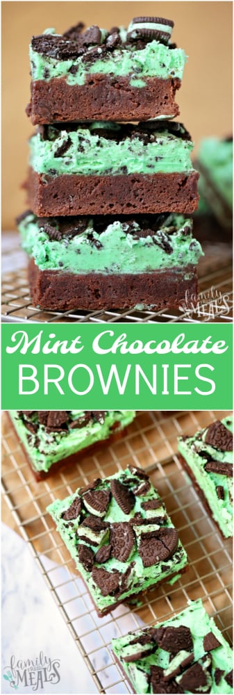 Mint Chocolate Brownies - Family Fresh Meals Recipe -