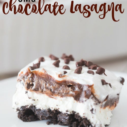 OMG Chocolate Lasagna Dessert - Creamy Dessert - Family Fresh Meals