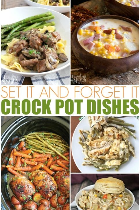 Set it Forget it Easy Crockpot Recipes - Family Fresh Meals