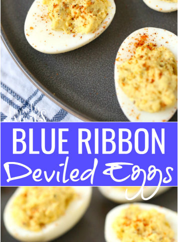 Blue Ribbon Deviled Eggs Recipe -- Family Fresh Meals