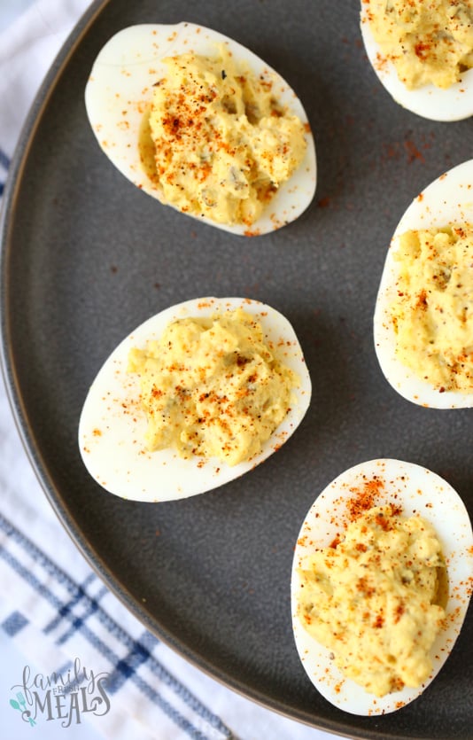 Blue Ribbon Deviled Eggs Recipe - Family Fresh Meals