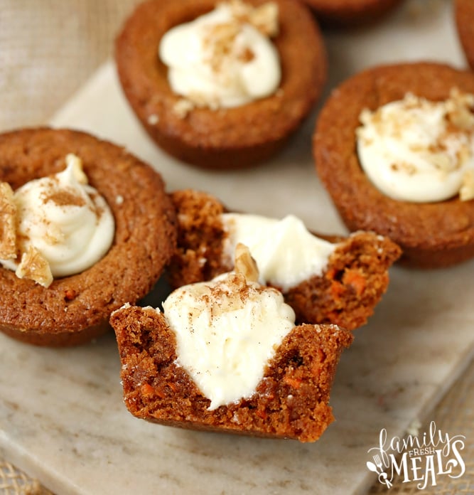 Carrot Cake Cookie Cups Recipe - Family Fresh Meals