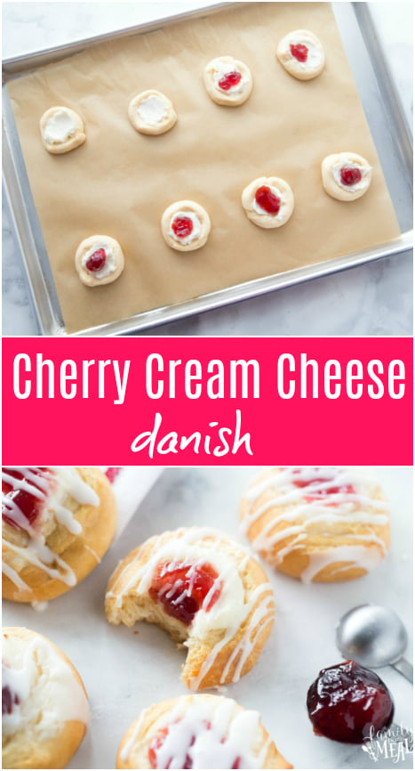 Cherry Cream Cheese Danish - Family Fresh Meals