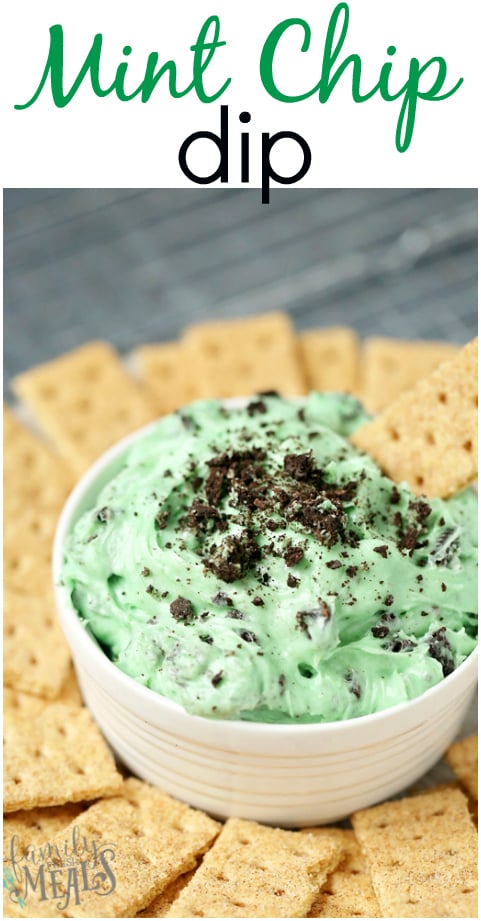 Mint Chocolate Chip Dip - - Family Fresh Meals
