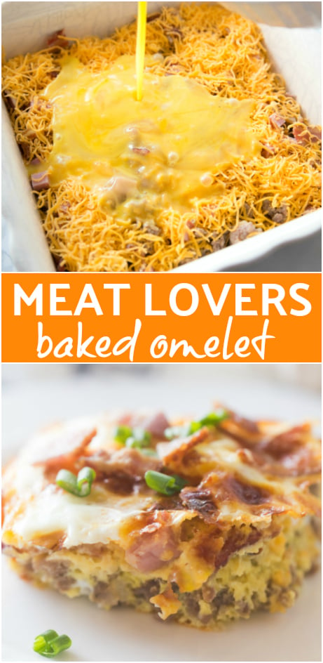 Meat Lovers Baked Omelet - Family Fresh Meals -