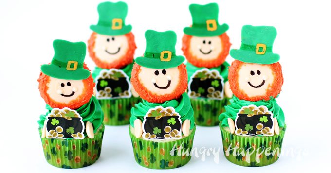 Green Treats For St. Patrick's Day - Cupcakes for st. Patrick's day