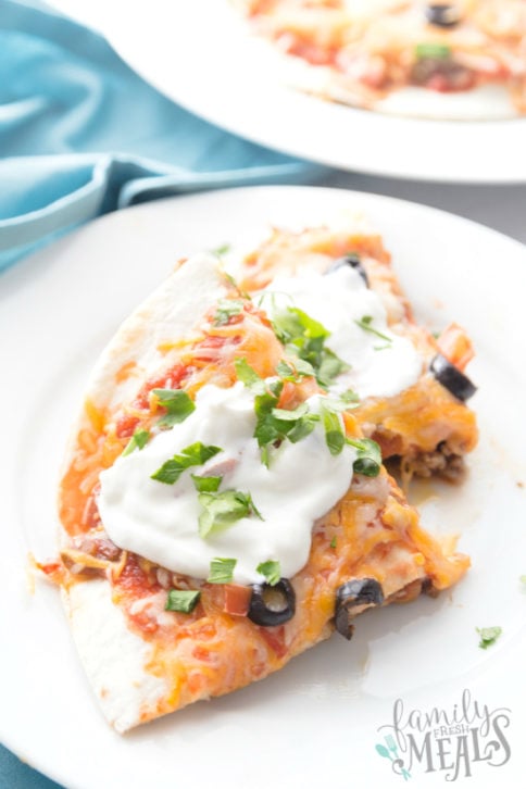 Copycat Taco Bell Mexican Pizza Stacks - Family Fresh Meals Recipe