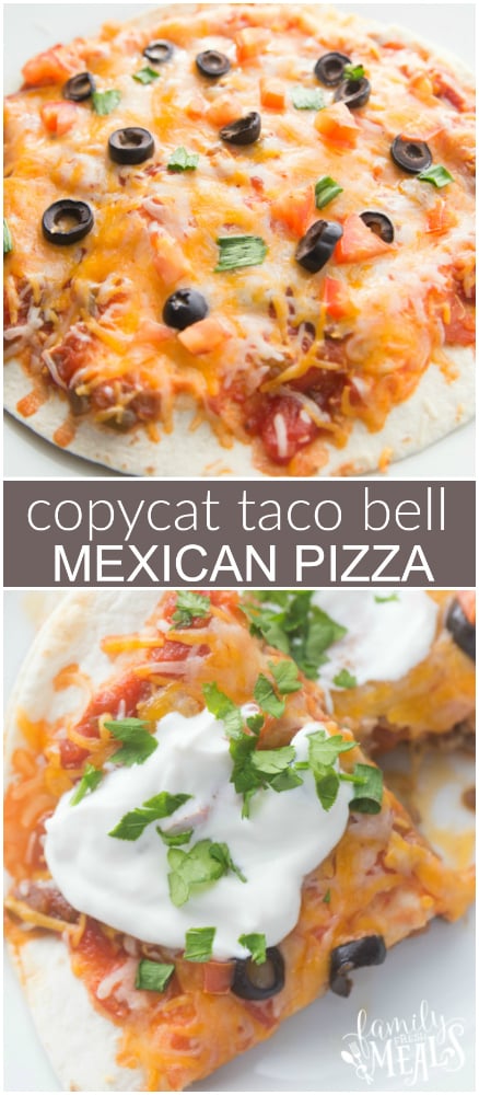 Copycat Taco Bell Mexican Pizza Stacks - Family Fresh Meals Recipe