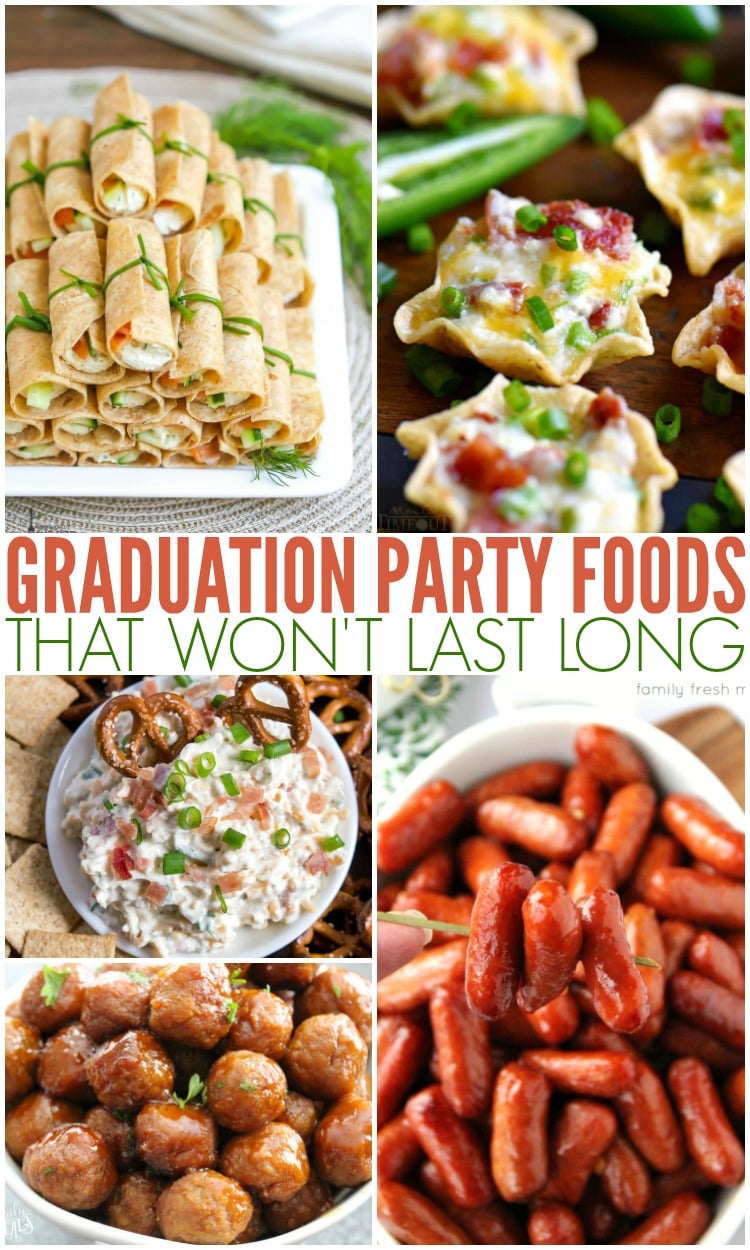 Unique Graduation Party Menu Ideas