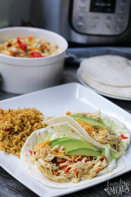 Instant Pot Chicken Fajitas