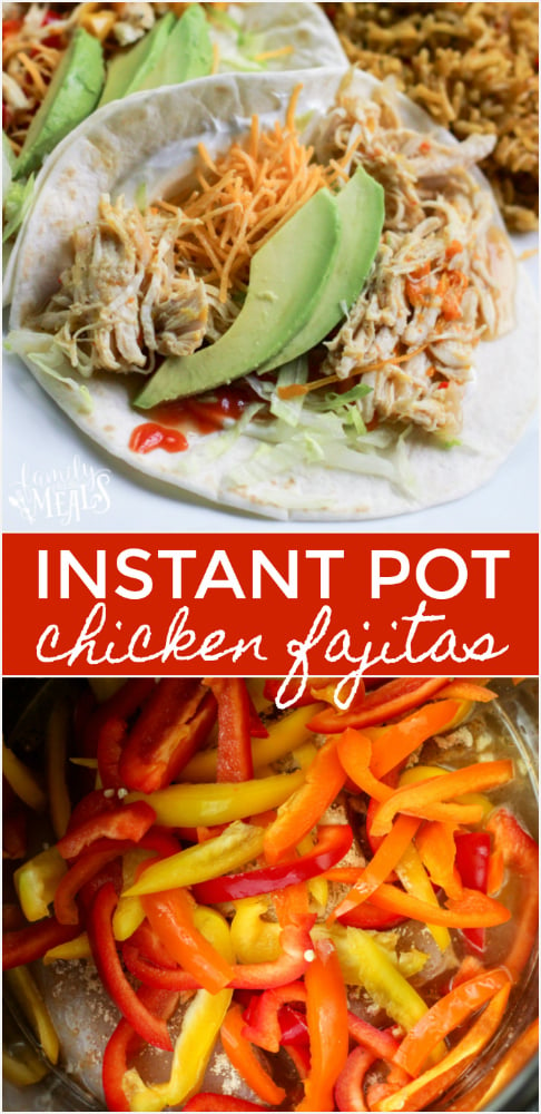 Instant Pot Chicken Fajitas Recipe - Family Fresh Meals