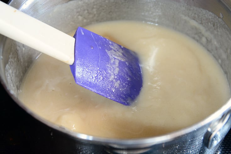 Beef Stroganoff Casserole - Creamy sauce in a pot