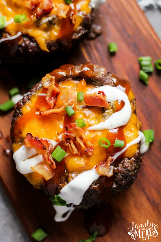 Fully Loaded Burger Bowls - Family Fresh Meals Recipe