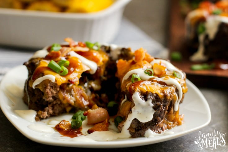 Fully Loaded Burger Bowls - The best Keto burger recipe - Family Fresh Meals