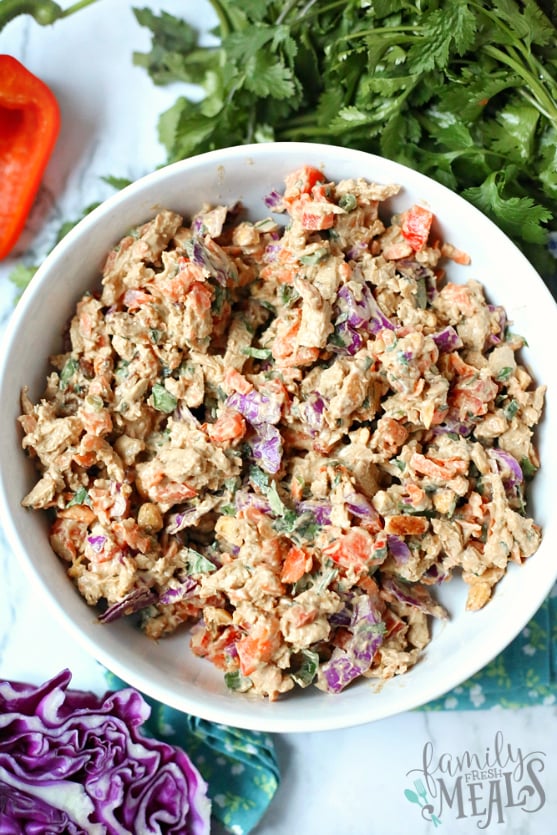 Creamy Thai Chicken Salad